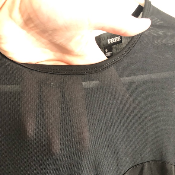 Wilfred Free Long Sleeve Mesh Mini Dress - Picture 7 of 11